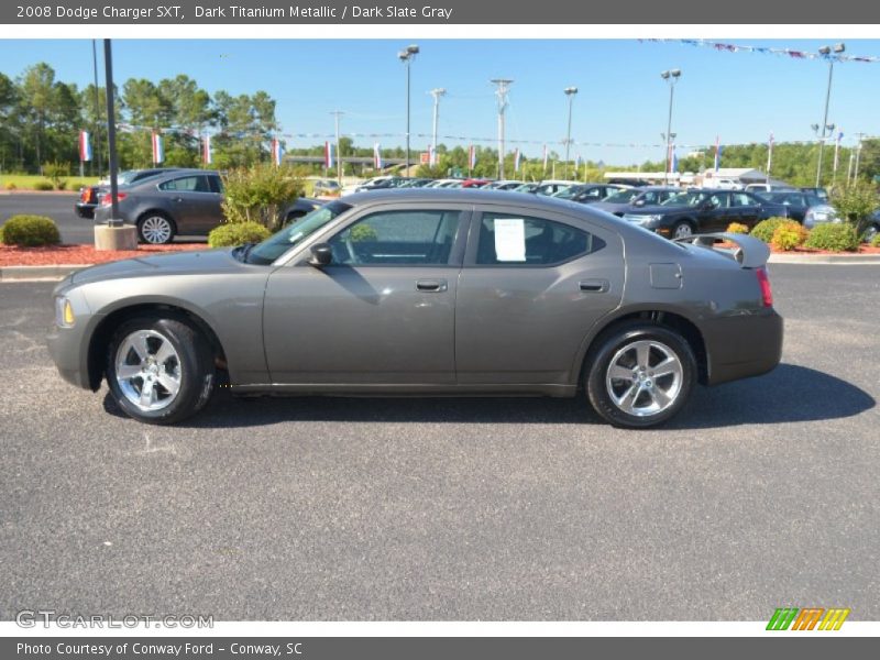 Dark Titanium Metallic / Dark Slate Gray 2008 Dodge Charger SXT
