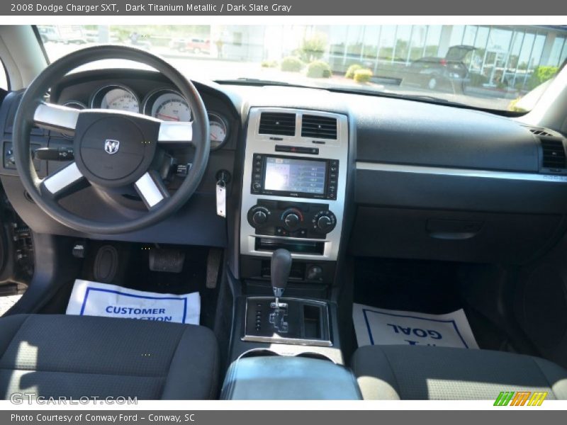 Dark Titanium Metallic / Dark Slate Gray 2008 Dodge Charger SXT