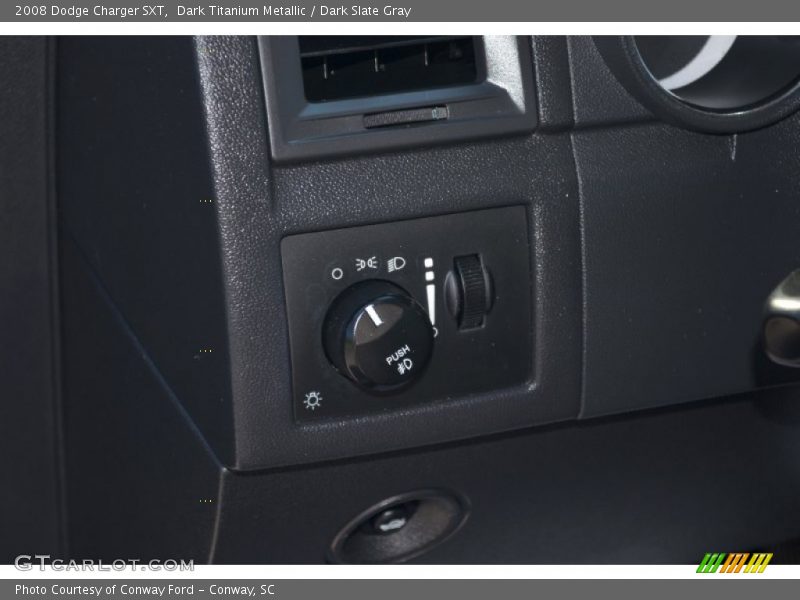 Dark Titanium Metallic / Dark Slate Gray 2008 Dodge Charger SXT