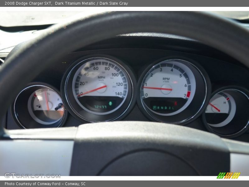 Dark Titanium Metallic / Dark Slate Gray 2008 Dodge Charger SXT
