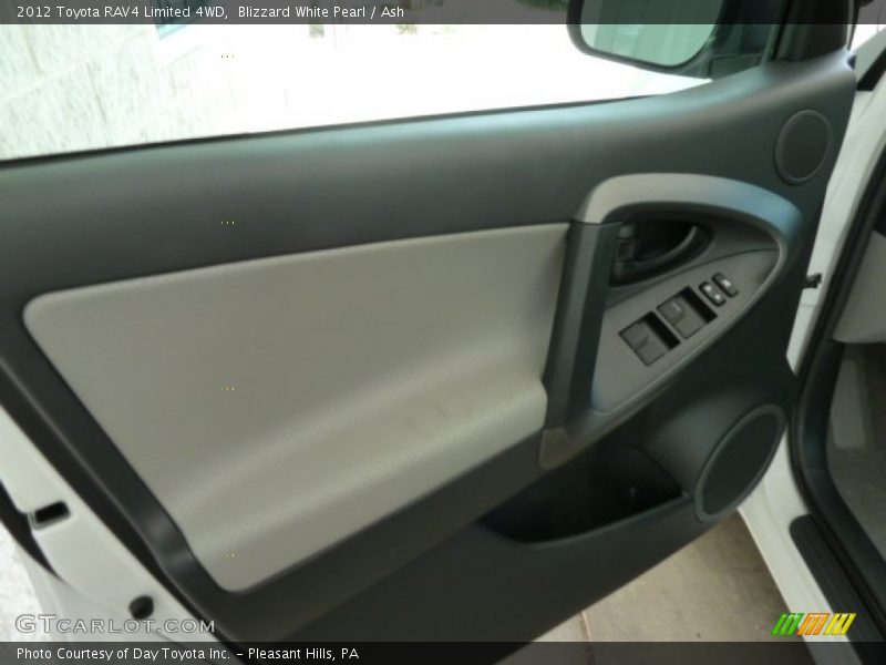 Blizzard White Pearl / Ash 2012 Toyota RAV4 Limited 4WD
