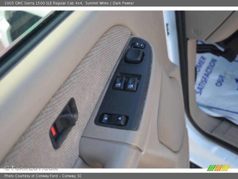 Summit White / Dark Pewter 2003 GMC Sierra 1500 SLE Regular Cab 4x4