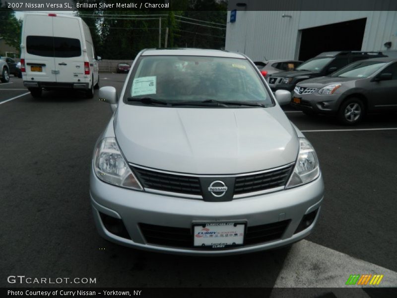 Brilliant Silver Metallic / Charcoal 2007 Nissan Versa SL