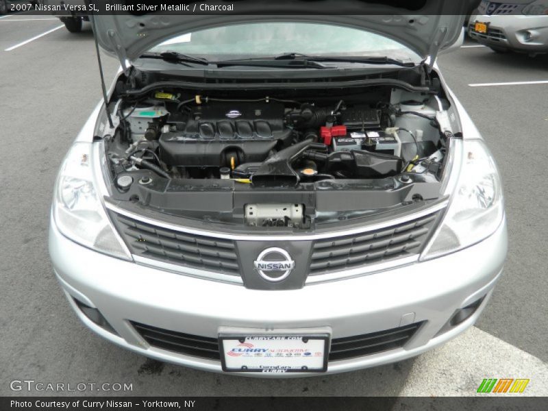 Brilliant Silver Metallic / Charcoal 2007 Nissan Versa SL