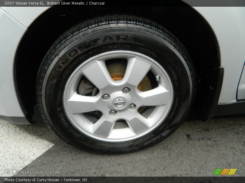 Brilliant Silver Metallic / Charcoal 2007 Nissan Versa SL