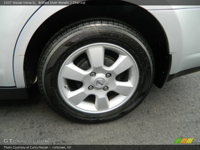 Brilliant Silver Metallic / Charcoal 2007 Nissan Versa SL