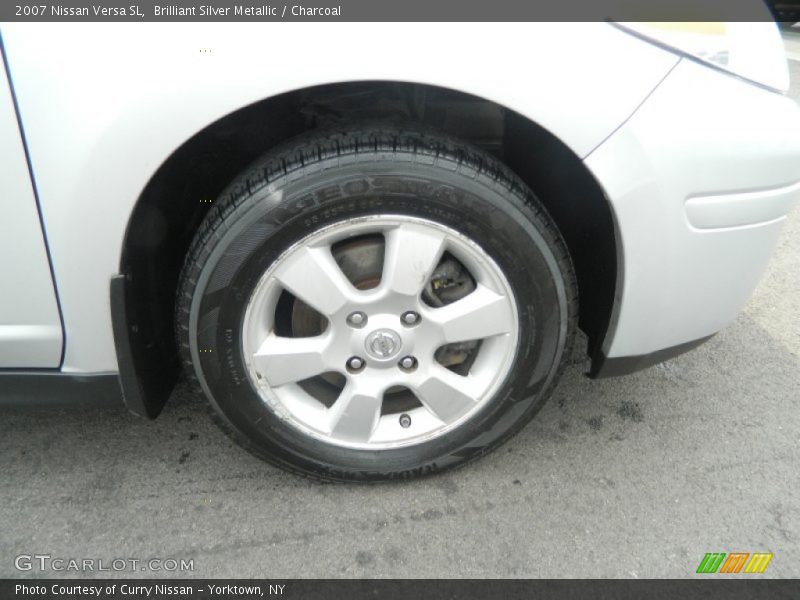 Brilliant Silver Metallic / Charcoal 2007 Nissan Versa SL