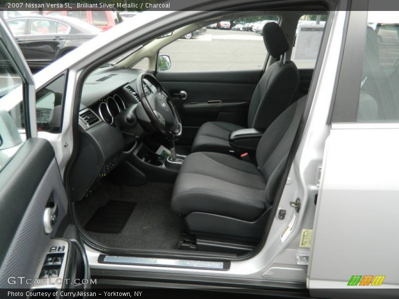 Brilliant Silver Metallic / Charcoal 2007 Nissan Versa SL