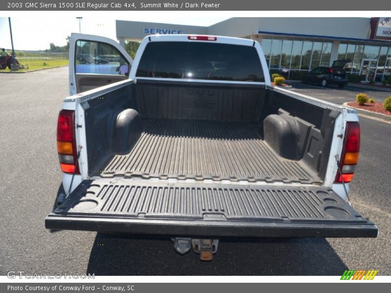 Summit White / Dark Pewter 2003 GMC Sierra 1500 SLE Regular Cab 4x4