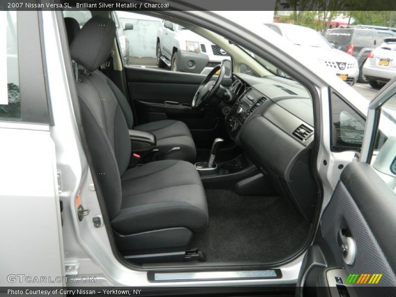 Brilliant Silver Metallic / Charcoal 2007 Nissan Versa SL