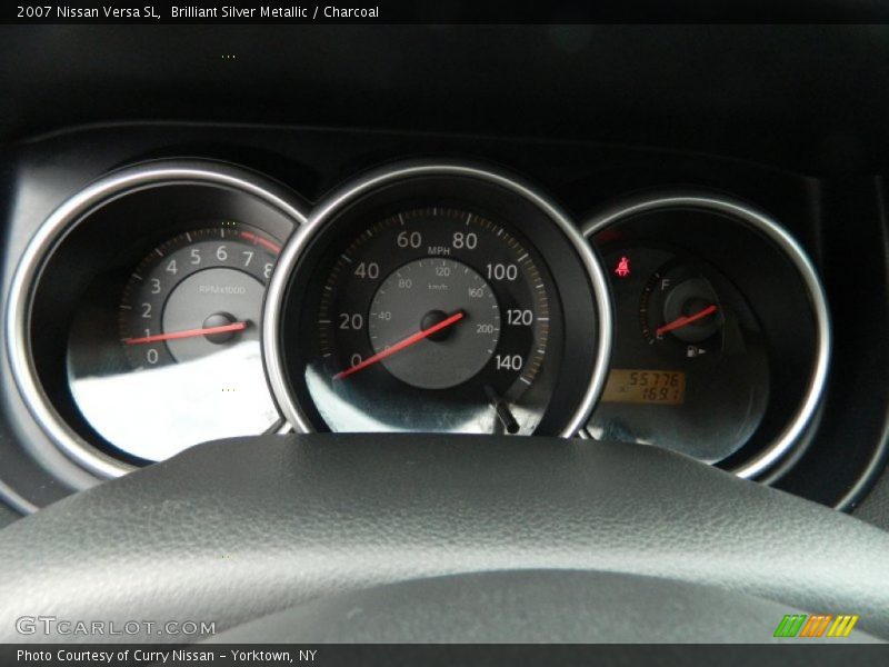 Brilliant Silver Metallic / Charcoal 2007 Nissan Versa SL