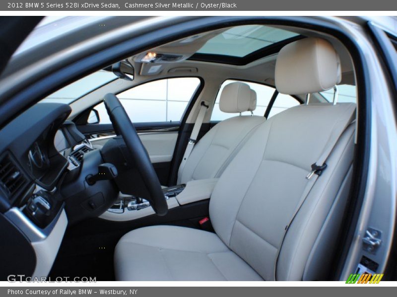 Cashmere Silver Metallic / Oyster/Black 2012 BMW 5 Series 528i xDrive Sedan