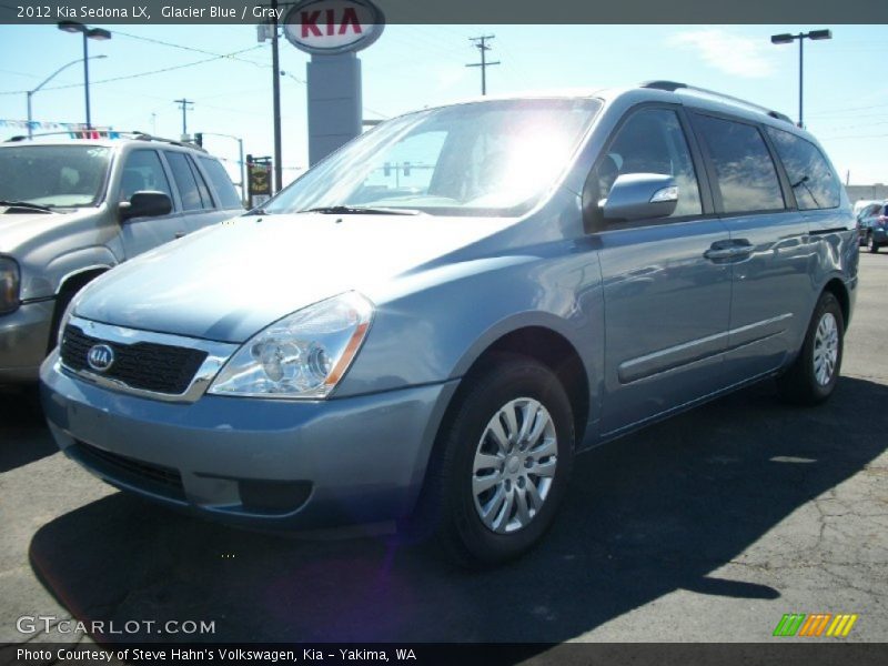 Glacier Blue / Gray 2012 Kia Sedona LX
