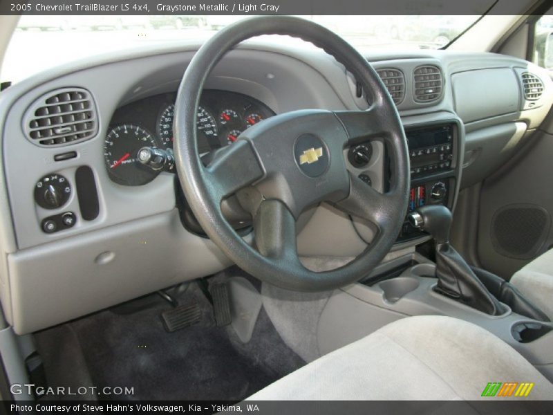 Graystone Metallic / Light Gray 2005 Chevrolet TrailBlazer LS 4x4