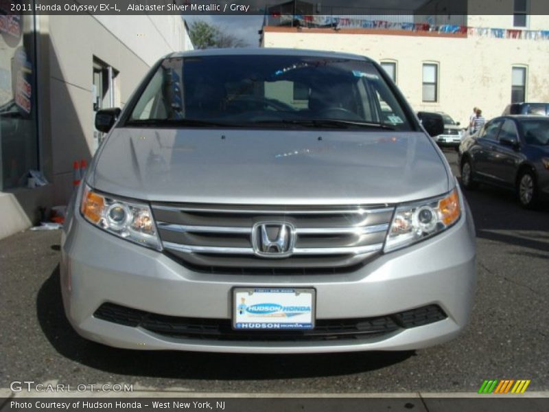 Alabaster Silver Metallic / Gray 2011 Honda Odyssey EX-L