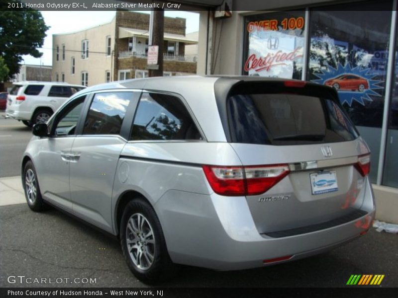 Alabaster Silver Metallic / Gray 2011 Honda Odyssey EX-L