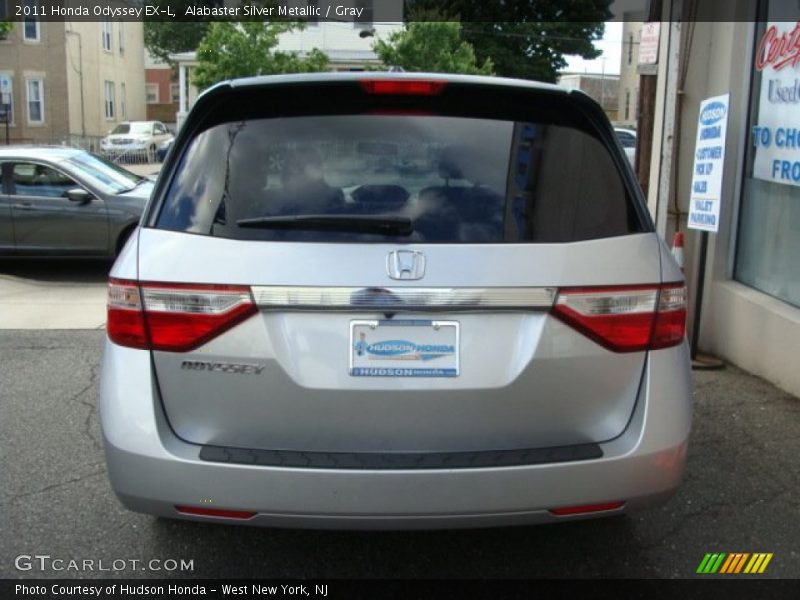 Alabaster Silver Metallic / Gray 2011 Honda Odyssey EX-L