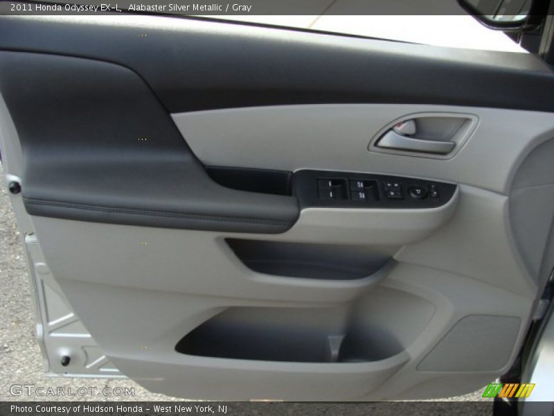 Alabaster Silver Metallic / Gray 2011 Honda Odyssey EX-L
