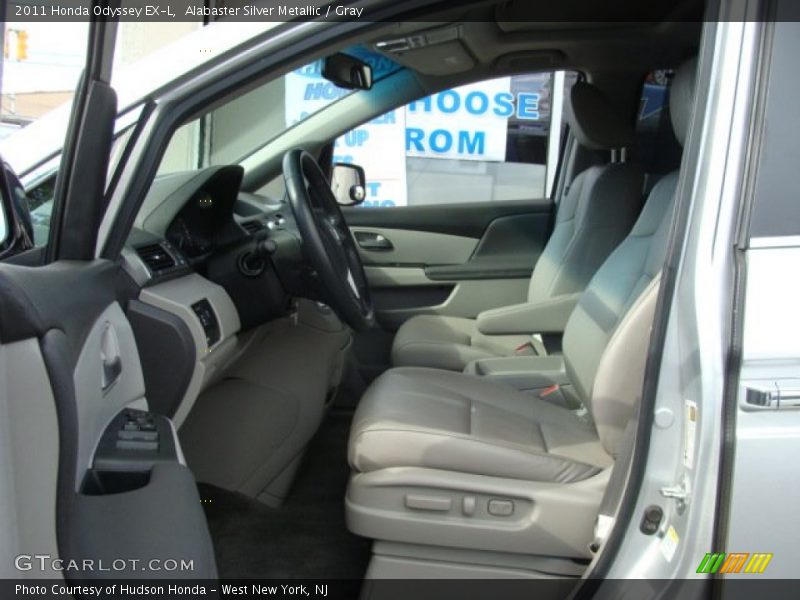 Alabaster Silver Metallic / Gray 2011 Honda Odyssey EX-L