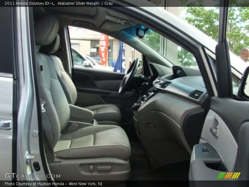 Alabaster Silver Metallic / Gray 2011 Honda Odyssey EX-L