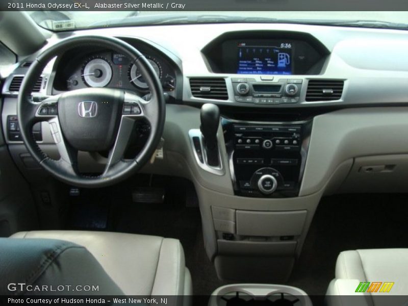 Alabaster Silver Metallic / Gray 2011 Honda Odyssey EX-L