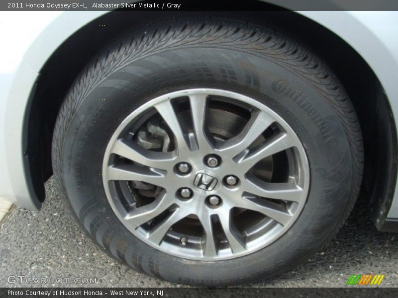 Alabaster Silver Metallic / Gray 2011 Honda Odyssey EX-L