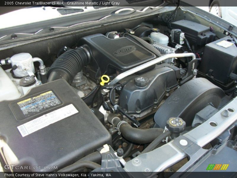 Graystone Metallic / Light Gray 2005 Chevrolet TrailBlazer LS 4x4