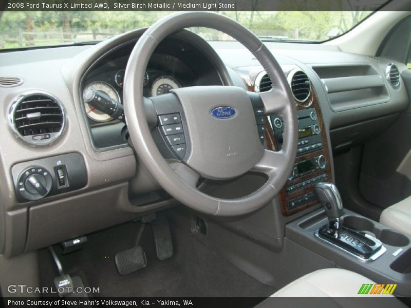 Silver Birch Metallic / Medium Light Stone 2008 Ford Taurus X Limited AWD