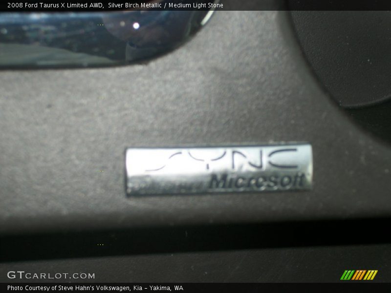 Silver Birch Metallic / Medium Light Stone 2008 Ford Taurus X Limited AWD