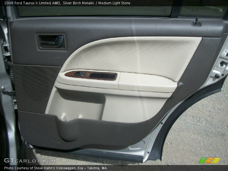 Silver Birch Metallic / Medium Light Stone 2008 Ford Taurus X Limited AWD