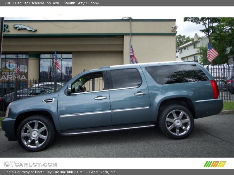 Stealth Gray / Ebony 2008 Cadillac Escalade ESV AWD