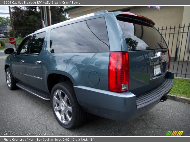 Stealth Gray / Ebony 2008 Cadillac Escalade ESV AWD