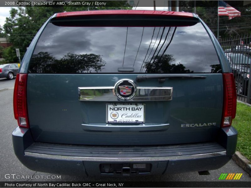 Stealth Gray / Ebony 2008 Cadillac Escalade ESV AWD