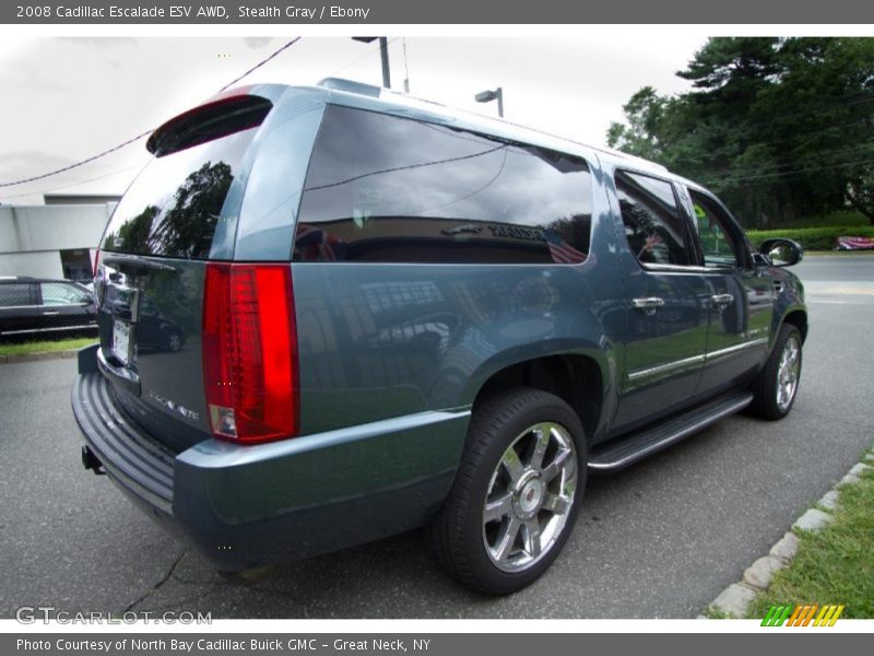 Stealth Gray / Ebony 2008 Cadillac Escalade ESV AWD