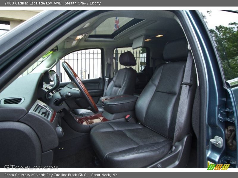 Stealth Gray / Ebony 2008 Cadillac Escalade ESV AWD