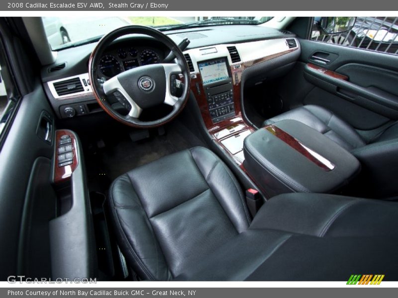 Stealth Gray / Ebony 2008 Cadillac Escalade ESV AWD