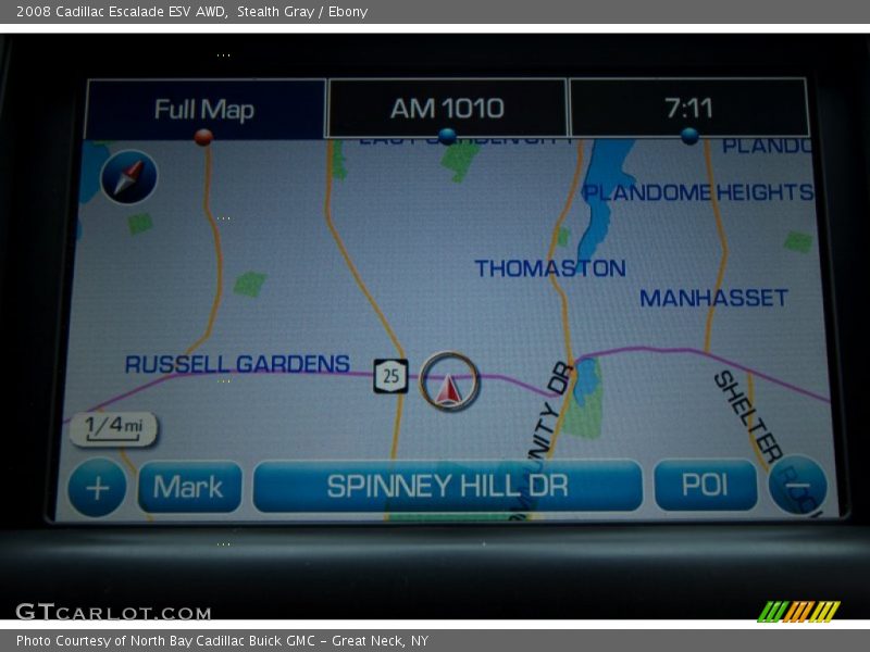 Stealth Gray / Ebony 2008 Cadillac Escalade ESV AWD