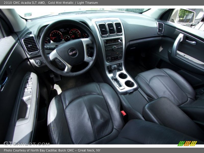 Gold Mist Metallic / Light Titanium 2010 GMC Acadia SLT AWD
