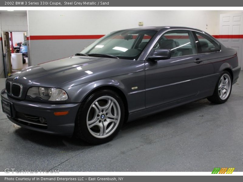Steel Grey Metallic / Sand 2002 BMW 3 Series 330i Coupe