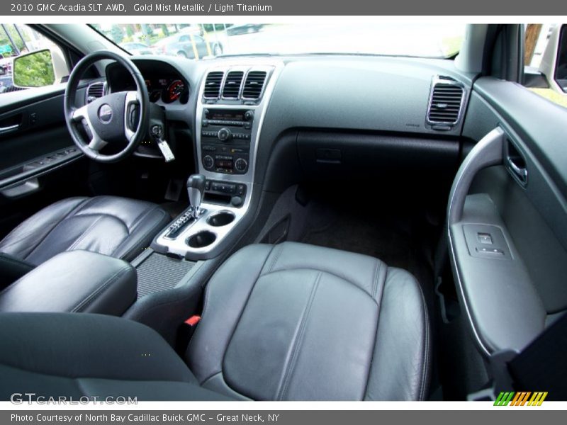 Gold Mist Metallic / Light Titanium 2010 GMC Acadia SLT AWD