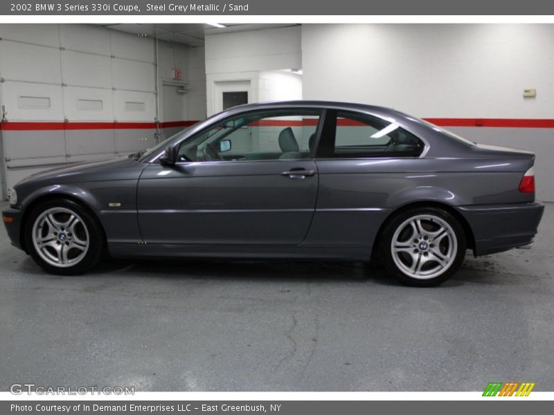 Steel Grey Metallic / Sand 2002 BMW 3 Series 330i Coupe