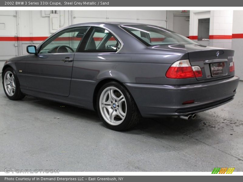 Steel Grey Metallic / Sand 2002 BMW 3 Series 330i Coupe