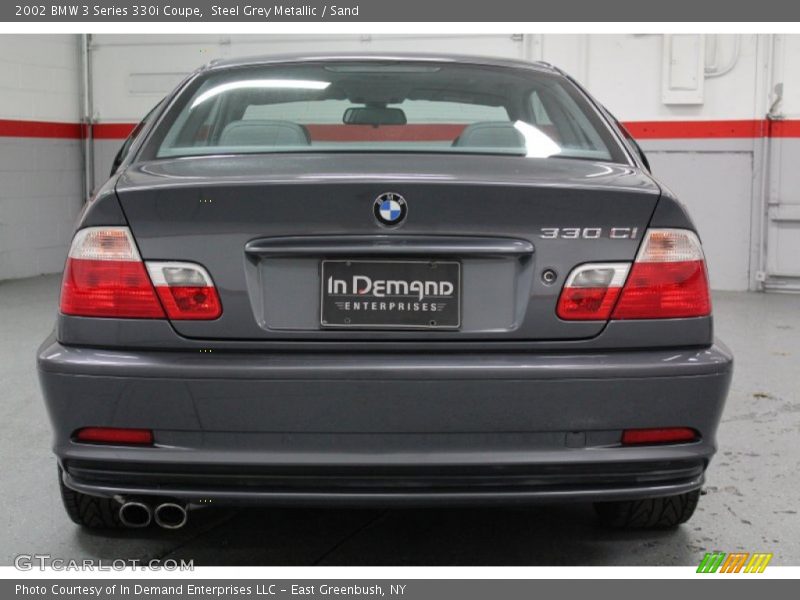 Steel Grey Metallic / Sand 2002 BMW 3 Series 330i Coupe