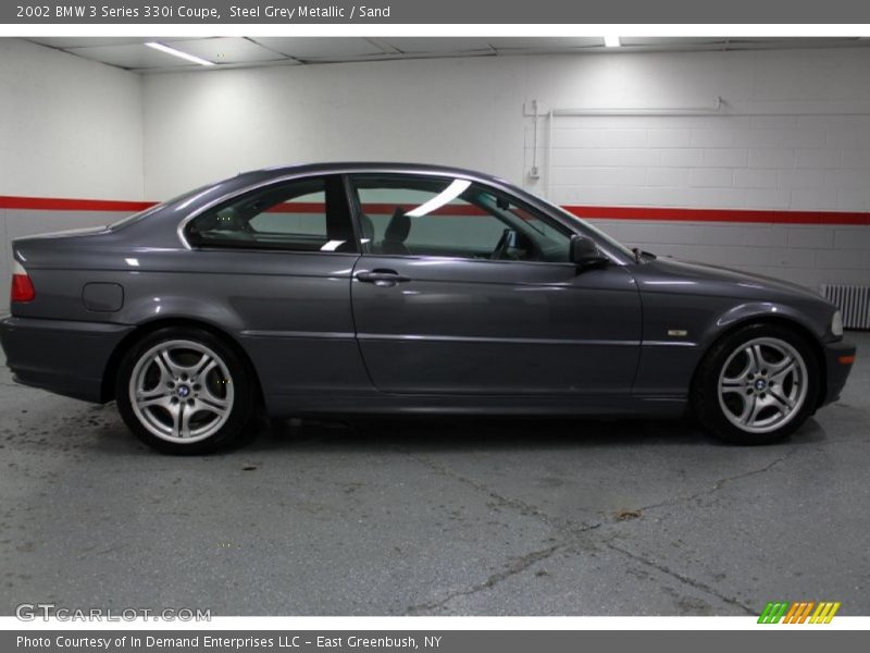 Steel Grey Metallic / Sand 2002 BMW 3 Series 330i Coupe