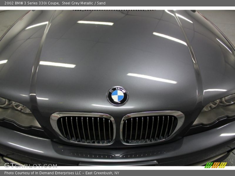 Steel Grey Metallic / Sand 2002 BMW 3 Series 330i Coupe