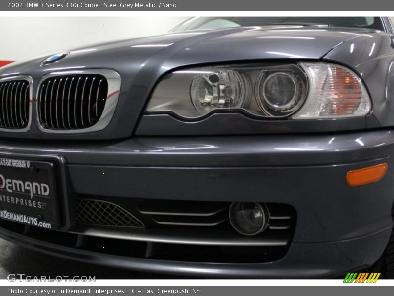 Steel Grey Metallic / Sand 2002 BMW 3 Series 330i Coupe