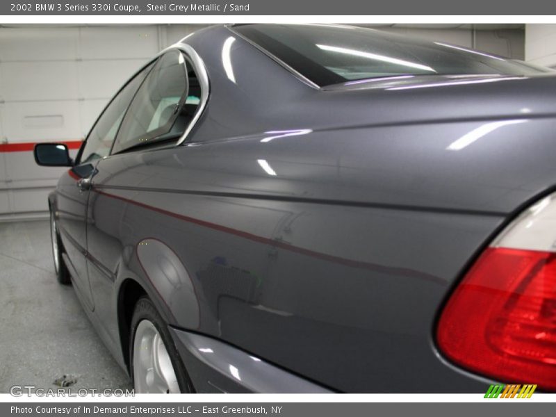 Steel Grey Metallic / Sand 2002 BMW 3 Series 330i Coupe