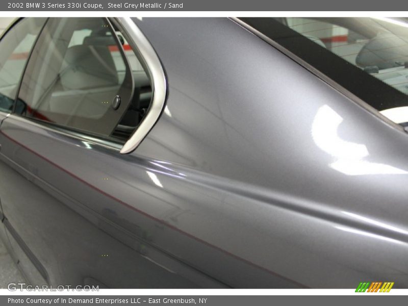 Steel Grey Metallic / Sand 2002 BMW 3 Series 330i Coupe