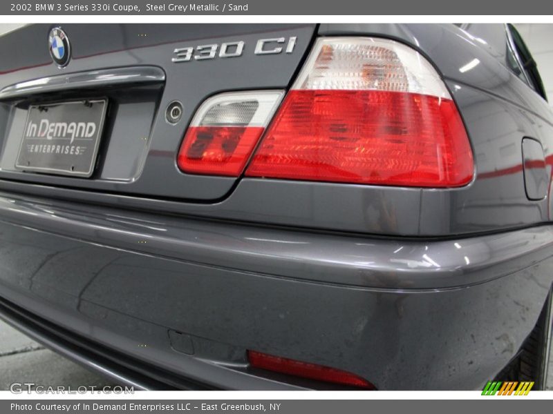 Steel Grey Metallic / Sand 2002 BMW 3 Series 330i Coupe