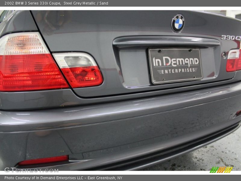 Steel Grey Metallic / Sand 2002 BMW 3 Series 330i Coupe